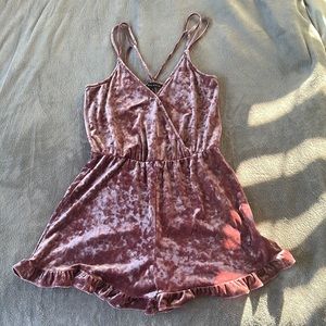 KENDALL & KYLIE VELVET ROMPER